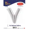 16Gümüş Folyo Balon ( V )