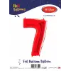 16Kırmızı Folyo Balon ( 7 )