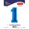 16Mavi Folyo Balon ( 1 )