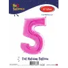 16Pembe Folyo Balon ( 5 )