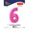16Pembe Folyo Balon ( 6 )