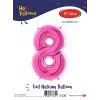 16Pembe Folyo Balon ( 8 )