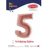 16Rose Gold Folyo Balon ( 5 )