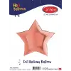 24Rose Gold Yıldız Folyo Balon