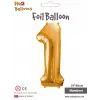 34 Altın Renk Folyo Balon ( 1 )