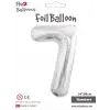 34 Gümüş Renk Folyo Balon ( 7 )