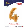 40 Altın Renk Folyo Balon ( 4 )