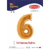 40 Altın Renk Folyo Balon ( 6 )