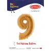 40 Altın Renk Folyo Balon ( 9 )