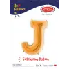 40 Altın Renk Folyo Balon ( J )