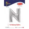 40 Gümüş Renk Folyo Balon ( N )