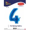 40 Mavi Renk Folyo Balon ( 4 )