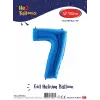 40 Mavi Renk Folyo Balon ( 7 )