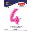 40 Pembe Renk Folyo Balon ( 4 )