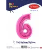 40 Pembe Renk Folyo Balon ( 6 )