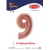 40 Rose Renk Folyo Balon ( 9 )