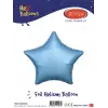 18 Açık Mavi Yıldız Folyo Balon