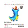 Mavi Ateşli Trex Folyo Balon