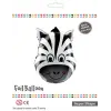 Zebra Kafası Folyo Balon
