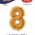 16Altın Folyo Balon ( 8 )