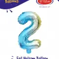 16Gökkuşağı Folyo Balon ( 2 )
