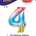 16Gökkuşağı Folyo Balon ( 4 )