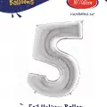 16Gümüş Folyo Balon ( 5 )