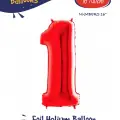 16Kırmızı Folyo Balon ( 1 )