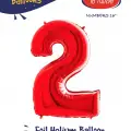 16Kırmızı Folyo Balon ( 2 )