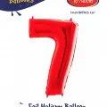 16Kırmızı Folyo Balon ( 7 )