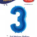 16Mavi Folyo Balon ( 3 )