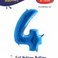 16Mavi Folyo Balon ( 4 )