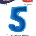 16Mavi Folyo Balon ( 5 )