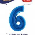 16Mavi Folyo Balon ( 6 )