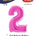 16Pembe Folyo Balon ( 2 )