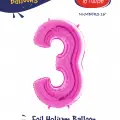 16Pembe Folyo Balon ( 3 )