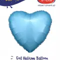 18Açık Mavi Kalp Folyo Balon