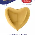 18 Altın Kalp Folyo Balon