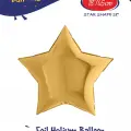 18 Altın Yıldız Folyo Balon