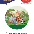 18Baskılı Yuvarlak Folyo Balon(Safari)