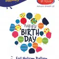 18Baskılı Yuvarlak Folyo Balon(Balonlu Birthday)