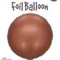18Kahverengi Yuvarlak Folyo Balon