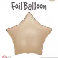 18 Karamel Yıldız Folyo Balon
