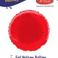18Kırmızı Yuvarlak Folyo Balon