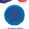 18Mavi Yuvarlak Folyo Balon