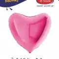 18Pembe Kalp Folyo Balon