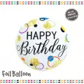 18Yuvarlak Alyans Folyo Balon