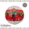 18Yuvarlak Kırmızı Roblox Folyo Balon