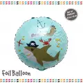 18Yuvarlak Korsan Folyo Balon