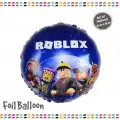 18Yuvarlak Mavi Roblox Folyo Balon
